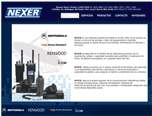 Tablet Screenshot of nexer.com.ar